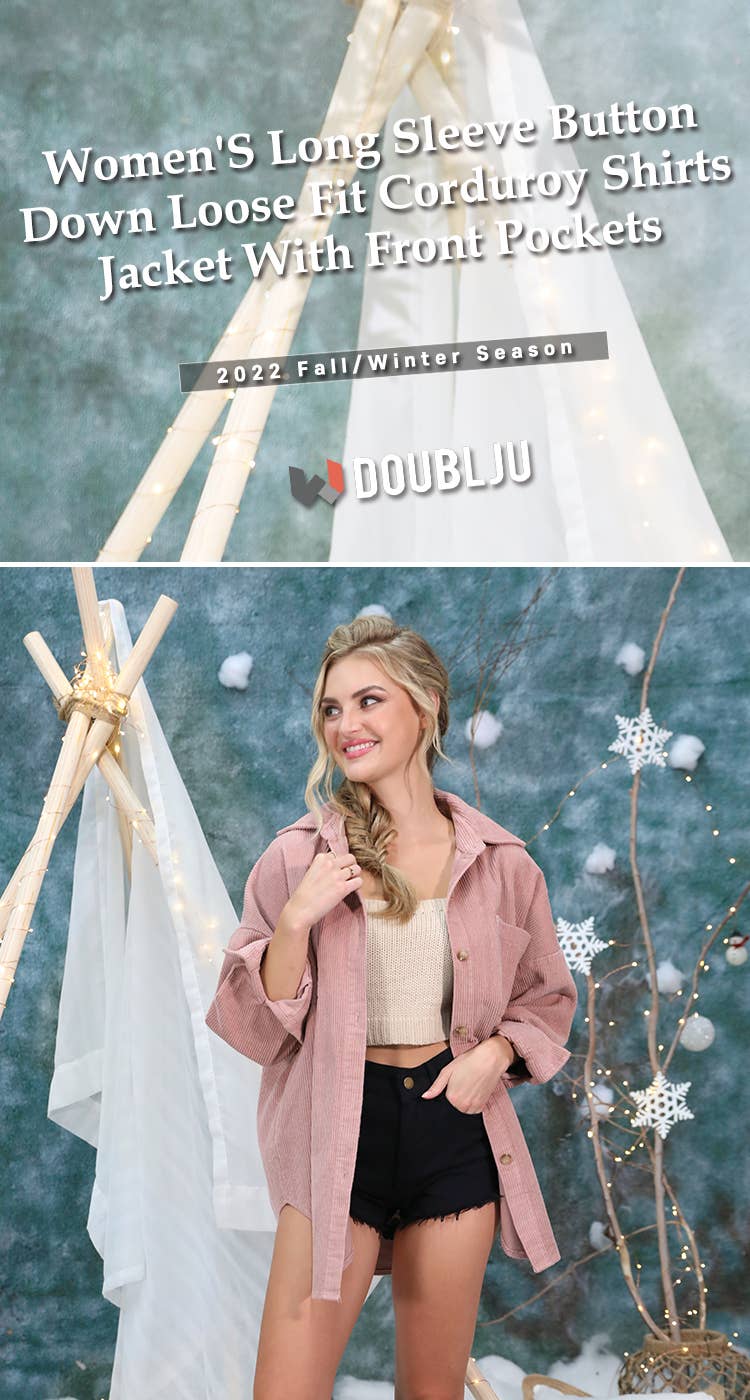 CWOJA700_LOOSE FIT CORDUROY SHIRTS JACKET