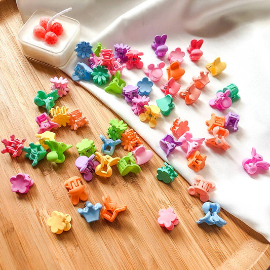 Sweet candy-colored hair clip ten-piece set