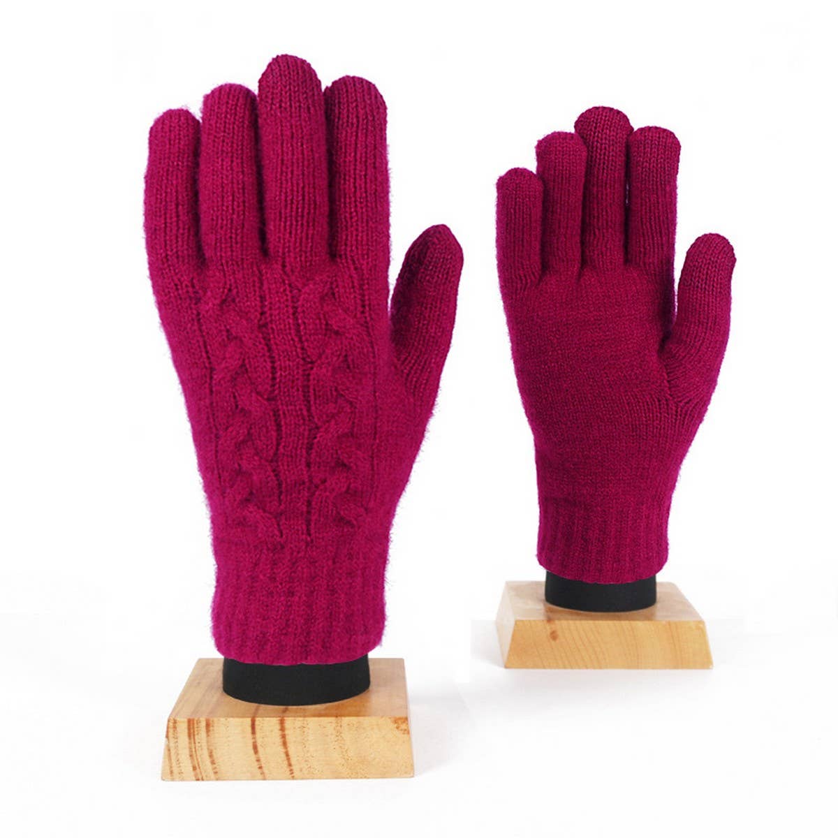 WINTER WOMEN'S WARM TOUCH SCREEN KNITTED GLOVES