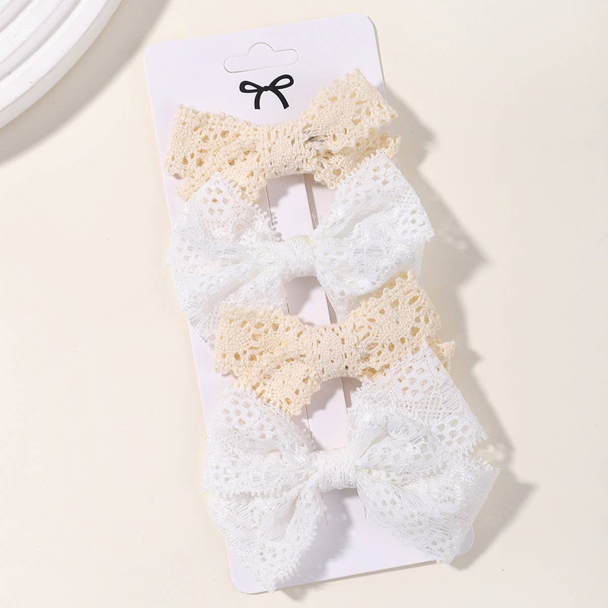 Baby Floral Print Hair Clip Set ??Christmas Style_CWAHA6745