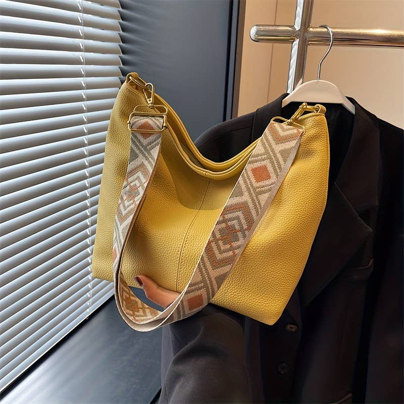 Simple versatile single-shoulder crossbody bag