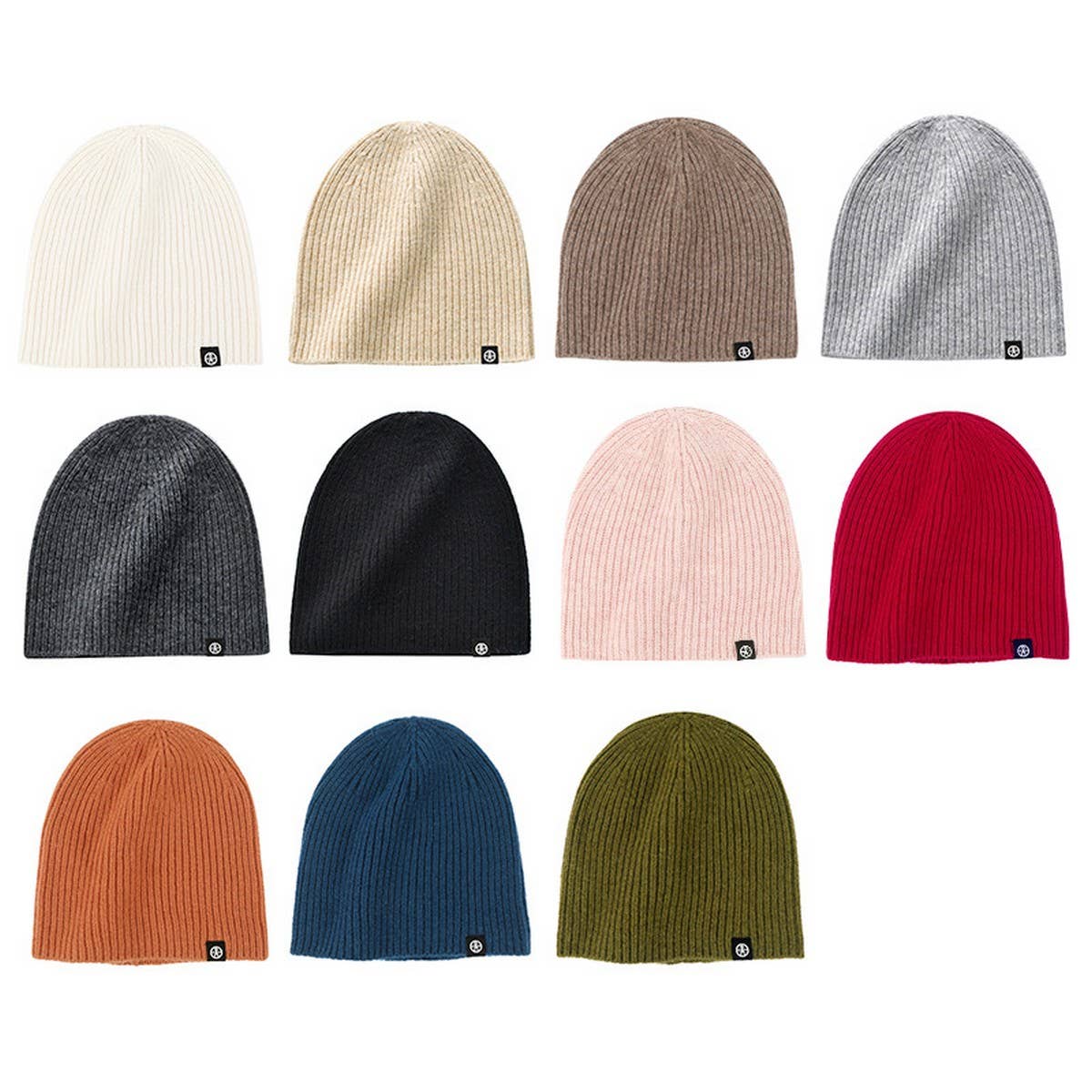 WINTER SOLID COLOR OUTDOOR WARM WOOL KNITTED HAT_CWAH2453