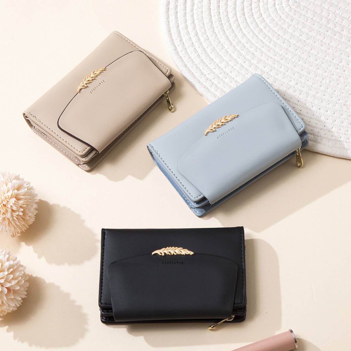 FASHIONABLE AND SIMPLE FOLDING STUDENT WALLET_CWAB2342