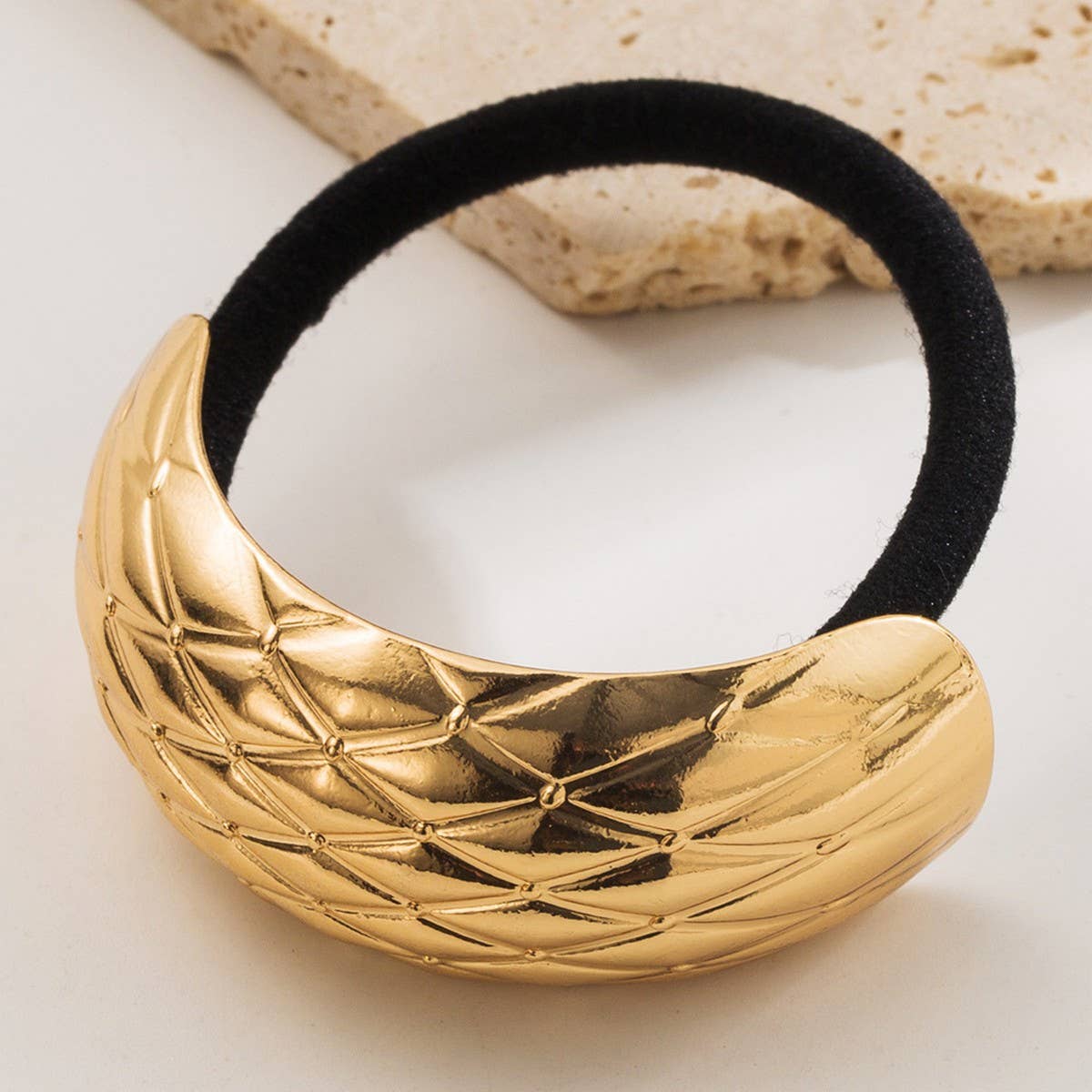 Minimalist Metal Elastic Hair Tie ? Soft & Stylish