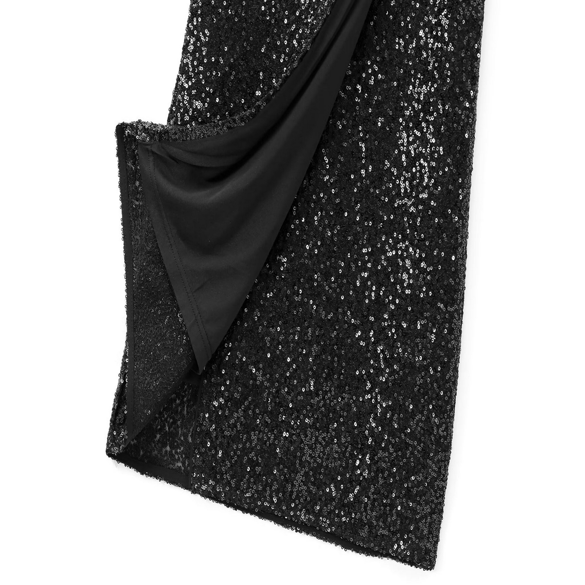 Sequin Wrap Skirt, French Chic Style for Women