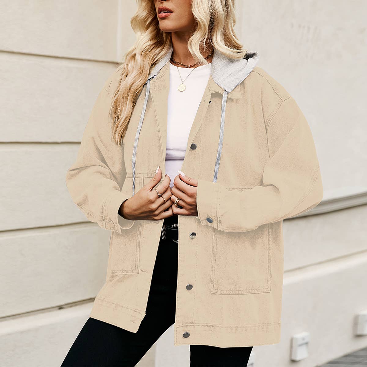 Classic Retro Slimming Denim Coat ? Casual Fit