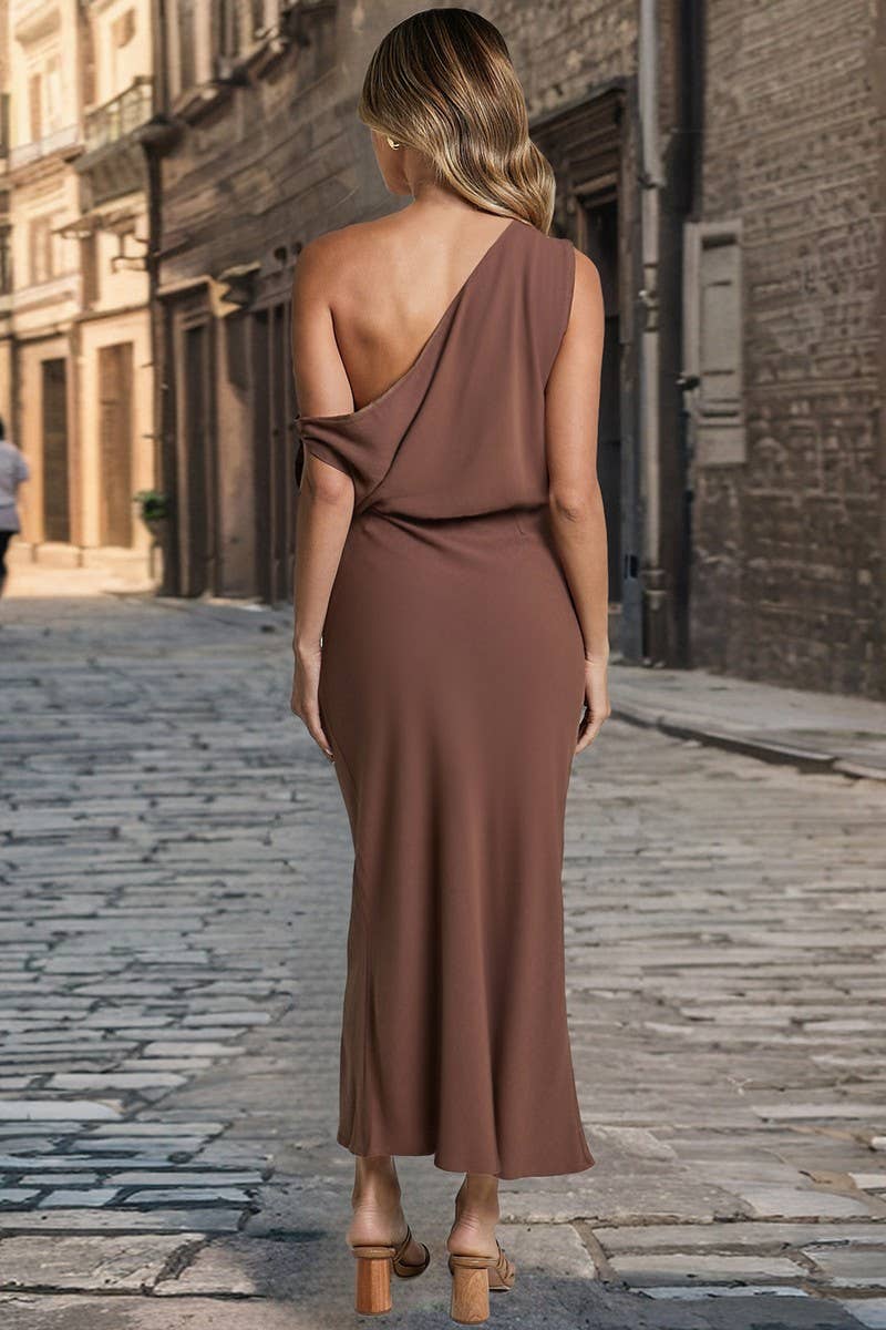 CWDMD6198_OFF SHOULDER CINCHED WAIST BODYCON DRESS