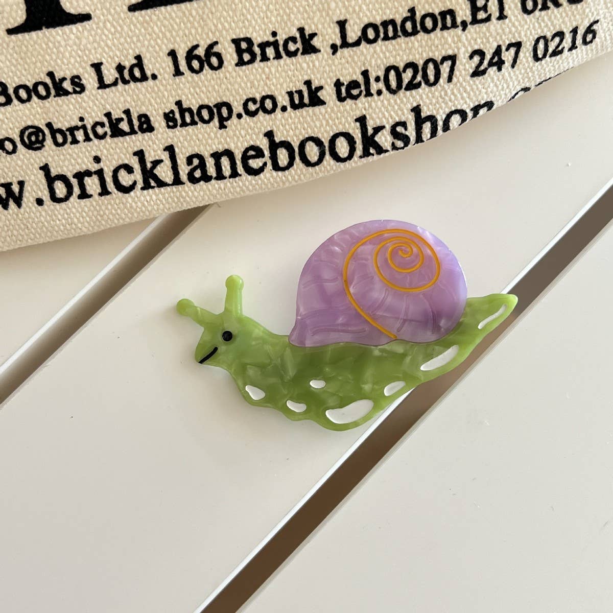 CWAHA07744_CARTOON TULIP BIRD ACETATE HAIR CLIP FOR WOMEN