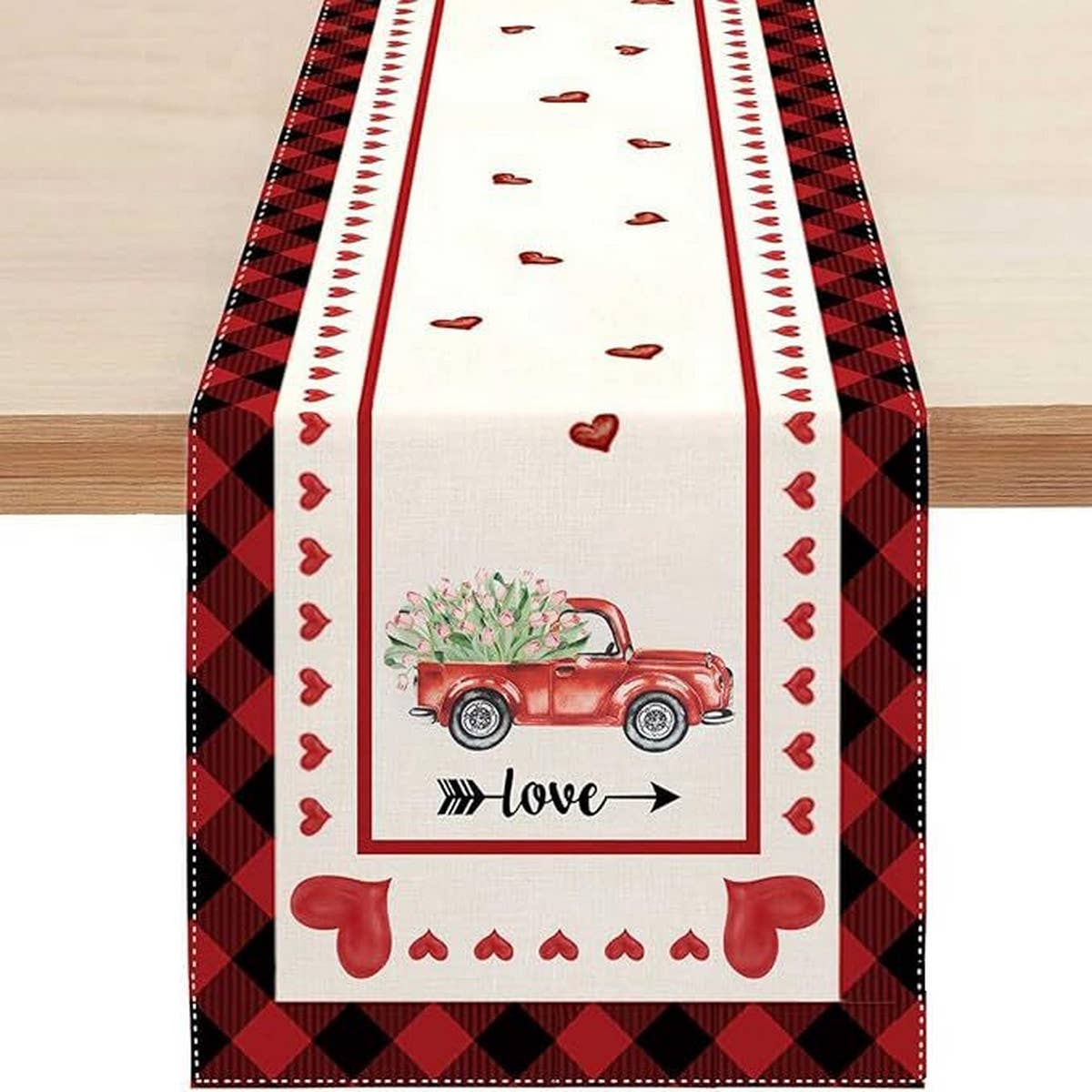 HOME VALENTINE'S DAY TABLE FLAGS AND TABLECLOTHS