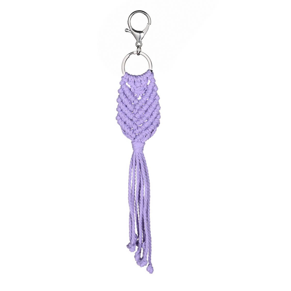HANDCRAFTED BRAIDED KEY RING KEYCHAIN
