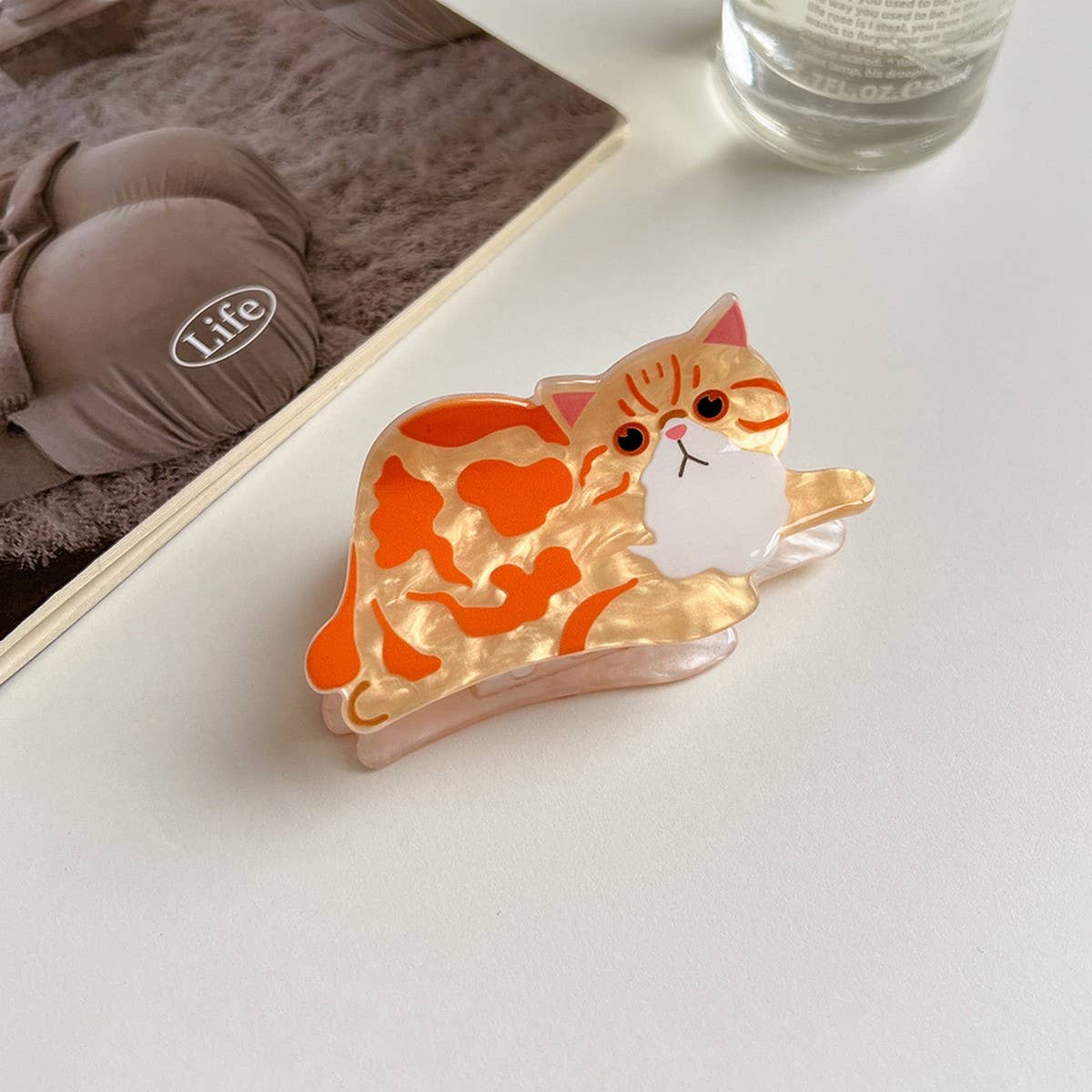 Cute Animal Hair Claw Cat & Dog Medium Shark Clip