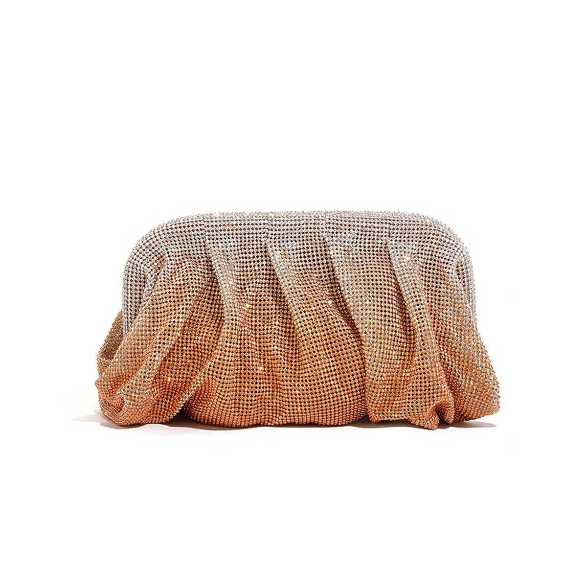 LUXURY HANDMADE RHINESTONE CLOUD CLIP EVENING BAG_CWAB3591