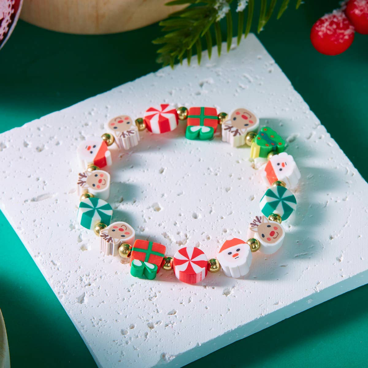 CHRISTMAS SOFT SANTA CLAUS BRACELET