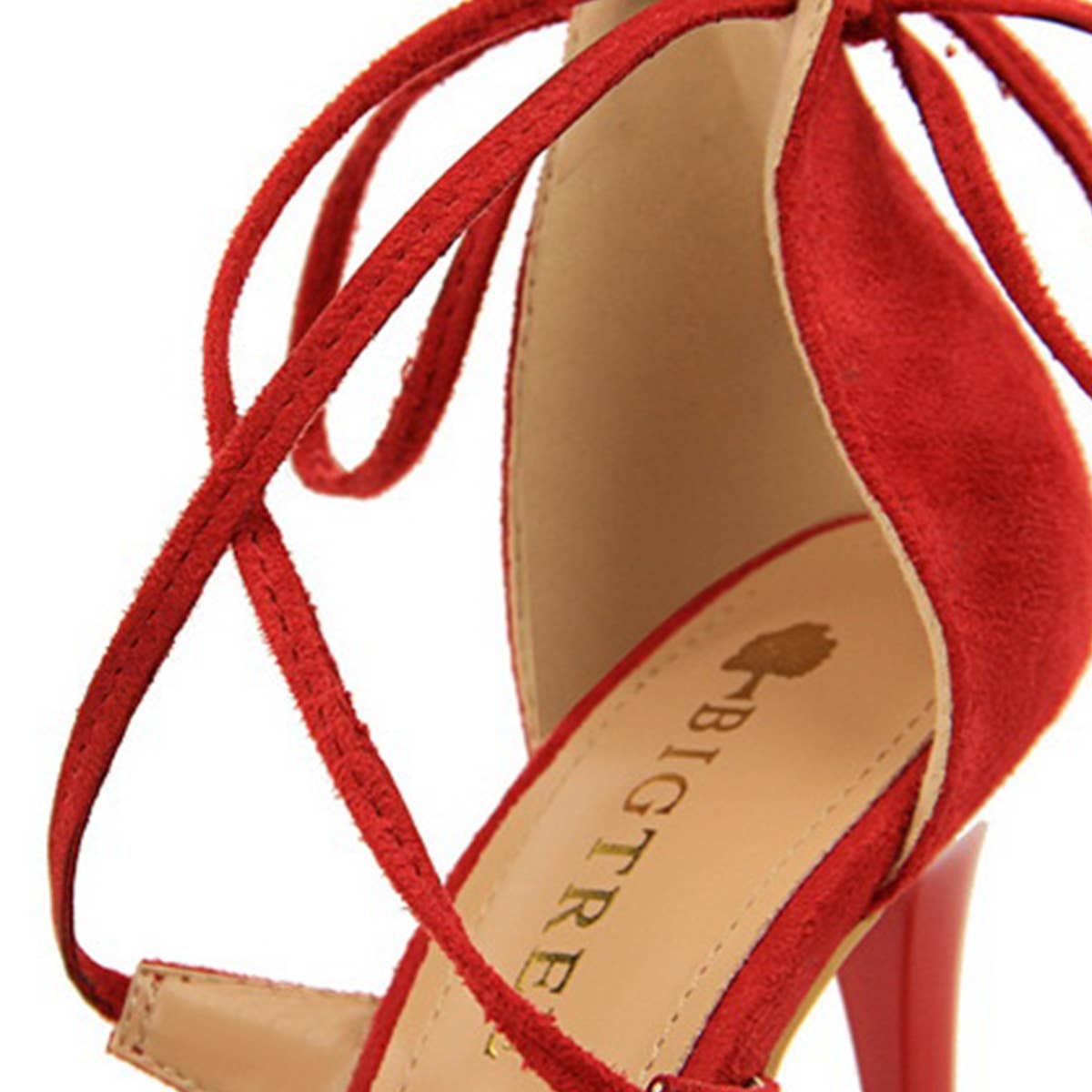 POINTED MESH LACE CROSS-STRAP PUMPS_CWSHH0081