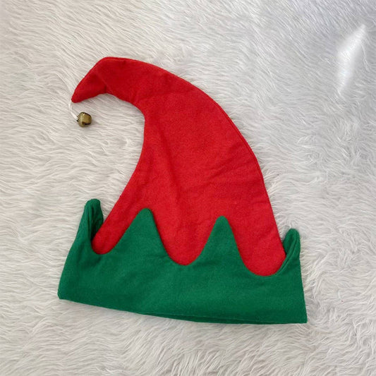 CWAH4079_CHRISTMAS ATMOSPHERE BELL ELF HAT