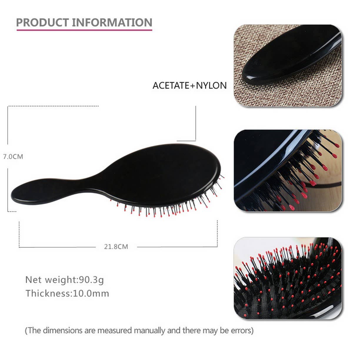 ACETATE AIR CUSHION COMB AIRBAG MASSAGE COMB_CWAHA4179