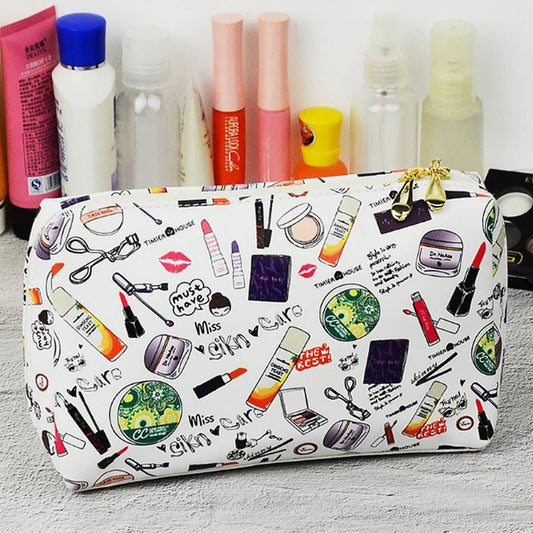 CONVENIENT FASHION PRINTING MAKEUP STORAGE BAG_CWAB1095