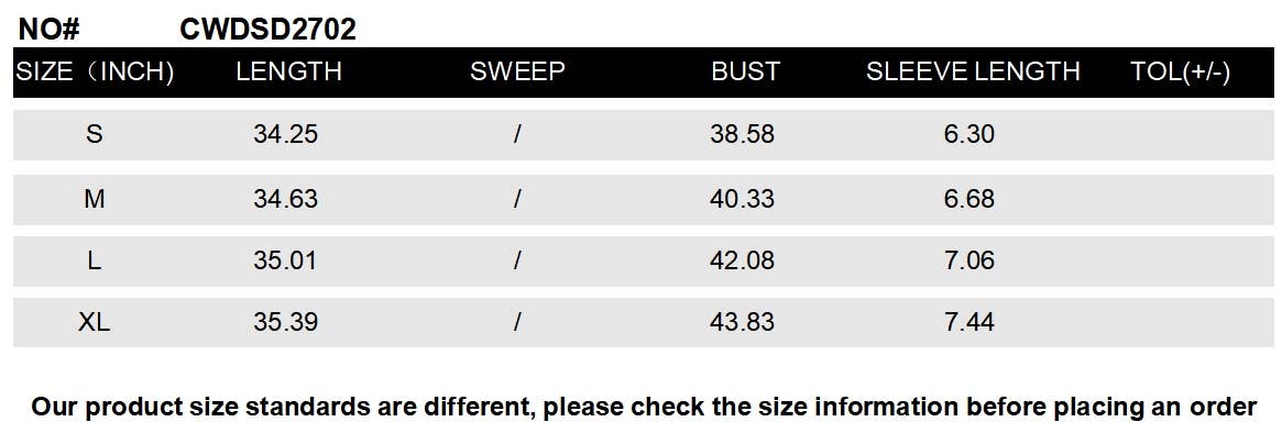 CWDSD2702_Round neck Print Short Sleeve Dress