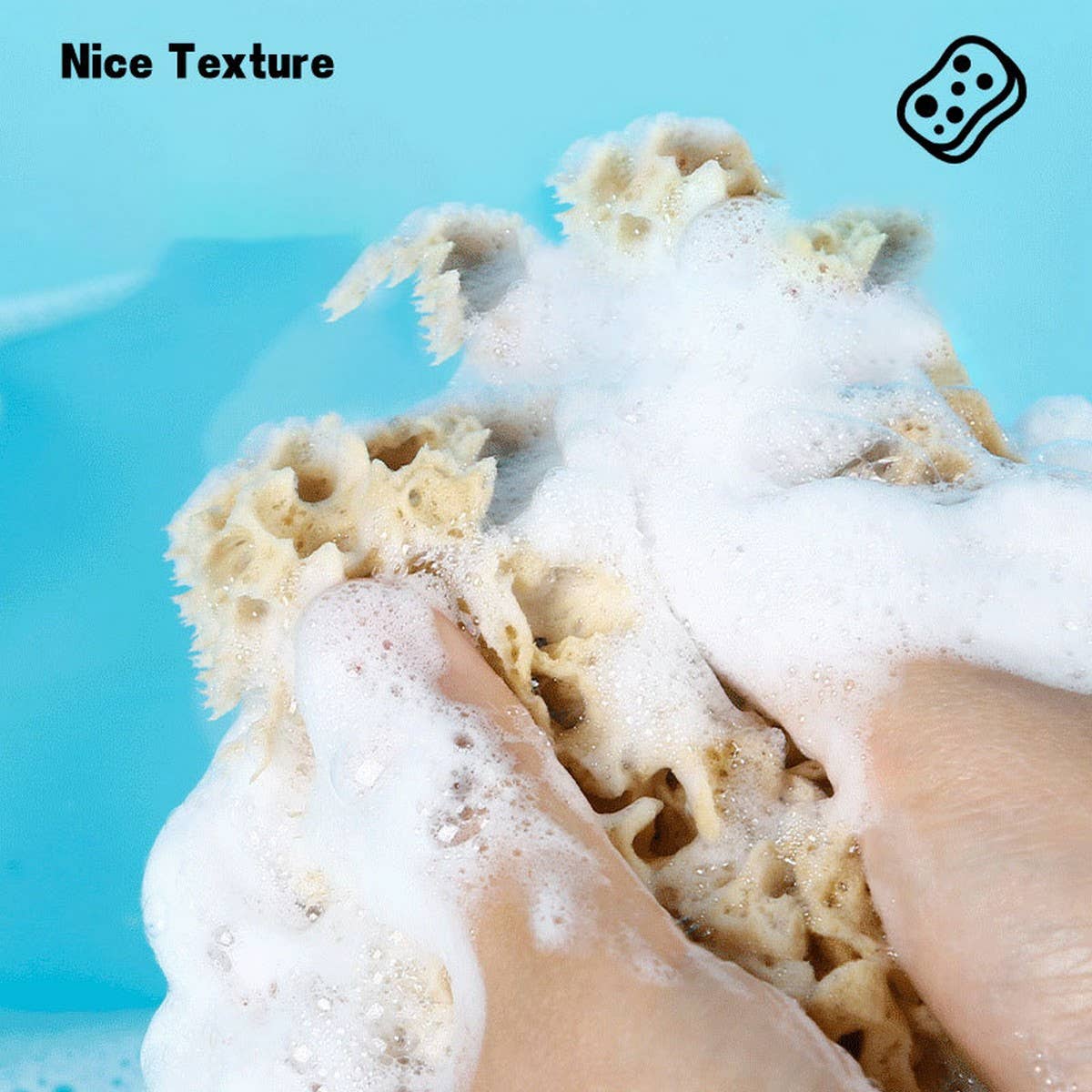 NATURAL COFFEE COLOR SPONGE HONEYCOMB SPONGE