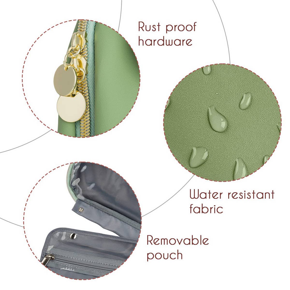 TRAVEL HOOK TOILETRY BAG COSMETIC BAG STORAGE BAG_CWAB2348