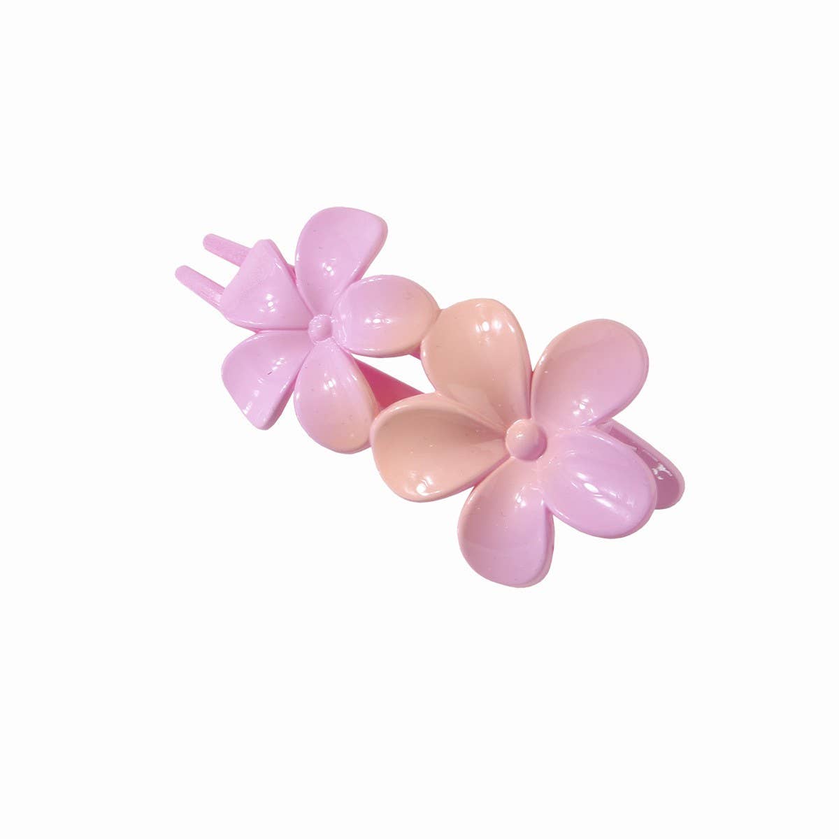 Gradient Flower Hair Clip ?Duckbill Updo Accessory
