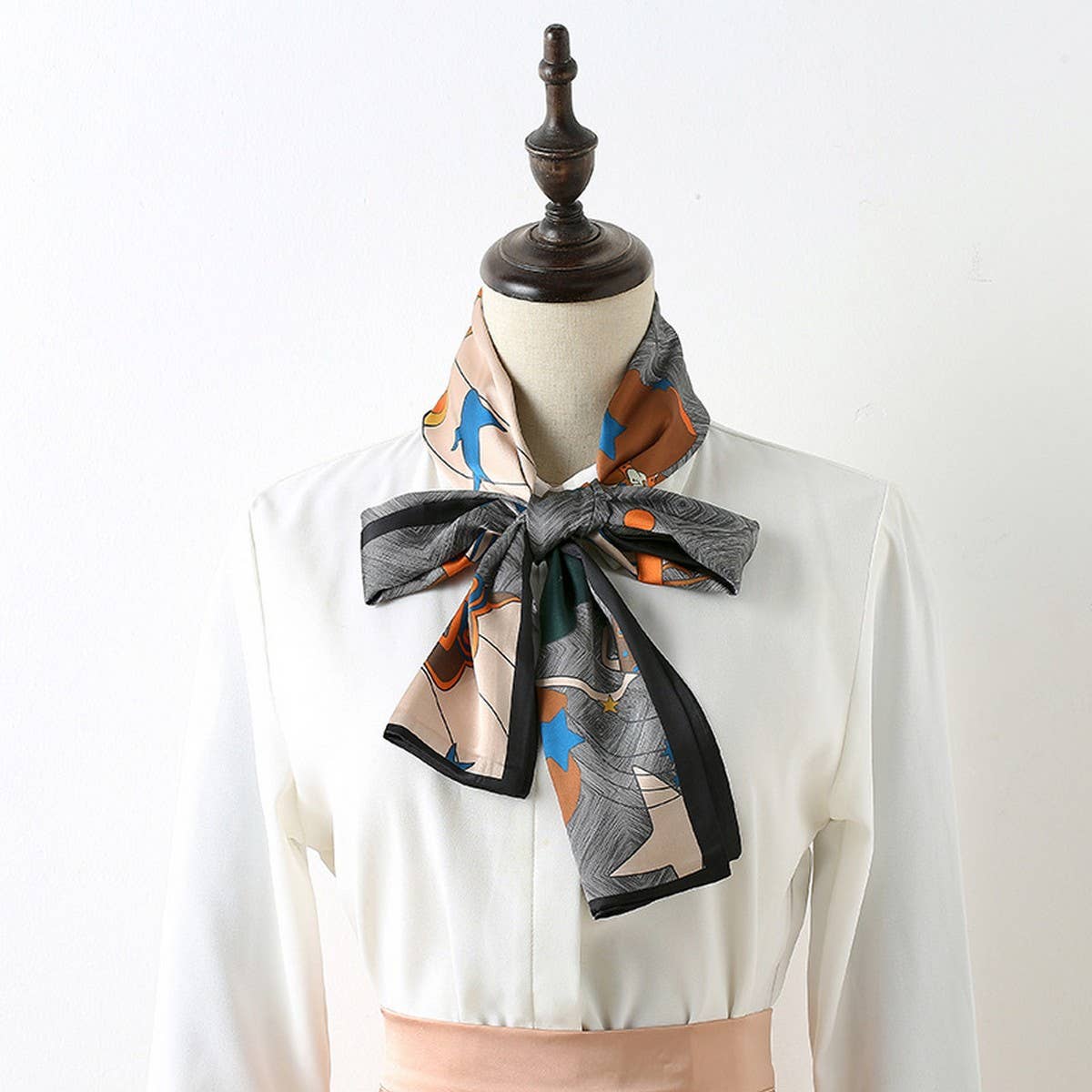 FASHION SATIN SILK SCARF FOR HEAD WRAP NECK SCARVE_CWASC0253