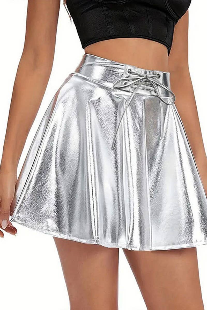 CWBSS0436_SUMMER SEXY ELASTIC BAND A-LINE SKIRT