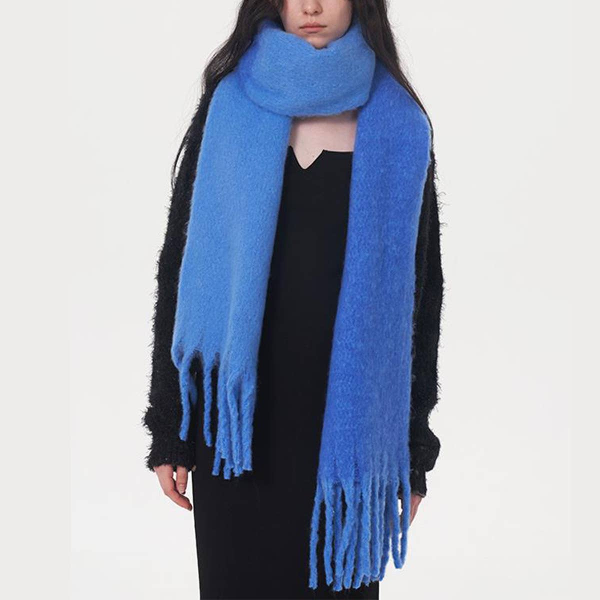 Autumn Winter Double-Color Faux Cashmere Scarf_CWASC0329