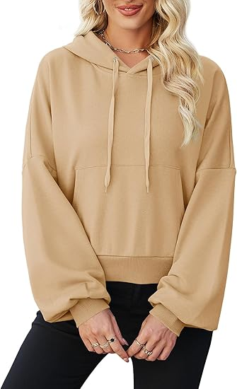 ADD FLEECE LOOSE FASHION LOOSE CASUAL HOODIE
