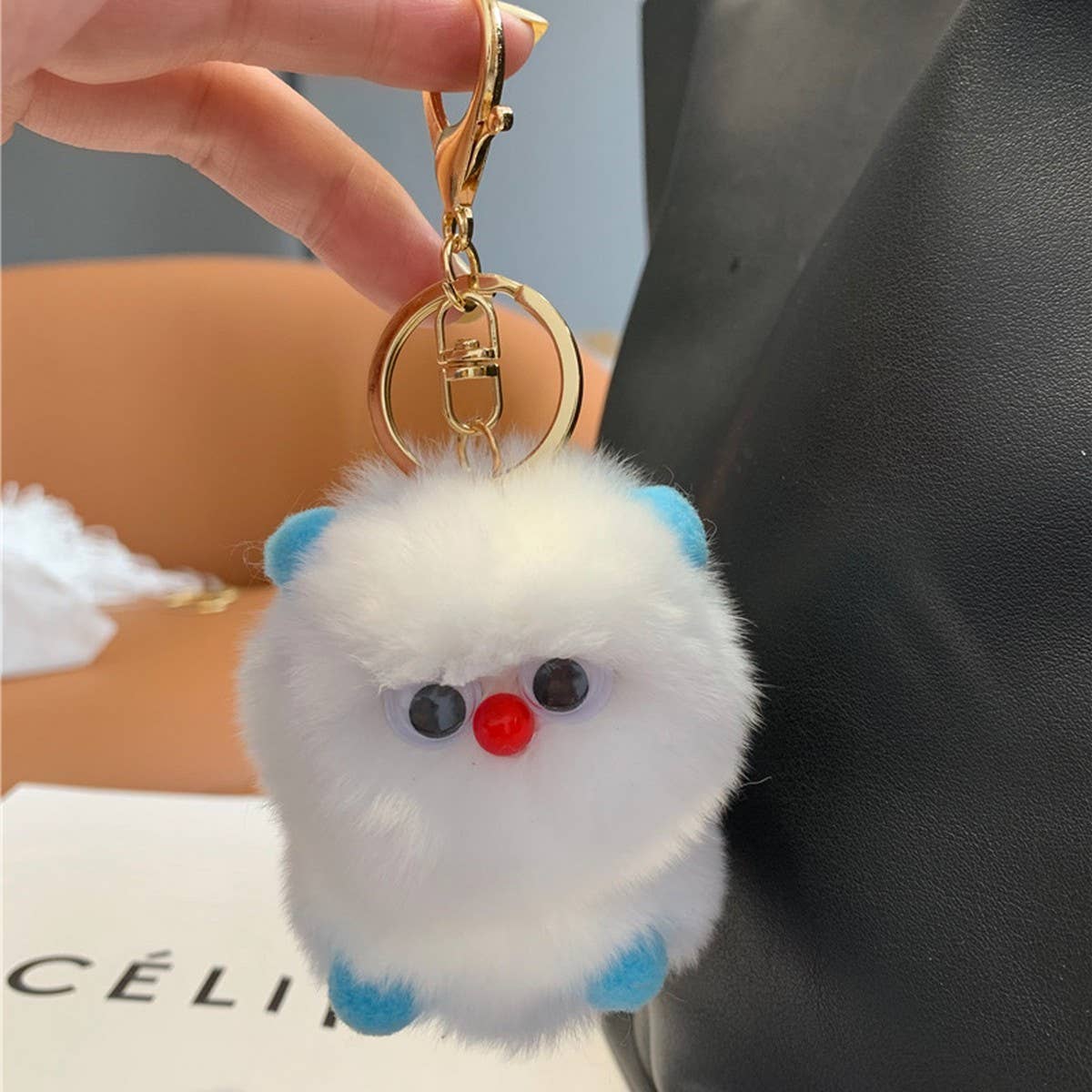 LITTLE MONSTER CAR KEYCHAIN PENDANT ACCESSORIES