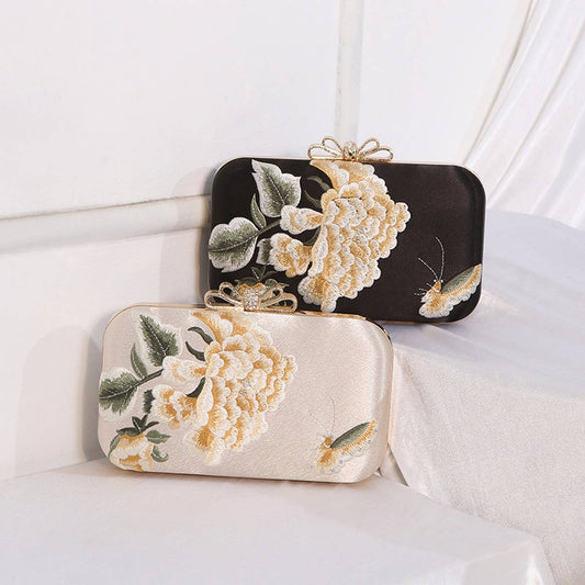 2024 NEW EMBROIDERY MATCHING DRESS CLUTCH_CWAB2484