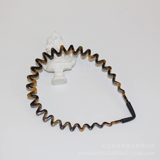 HIGH TOP WAVE LIGHT LUXURY HEADBAND