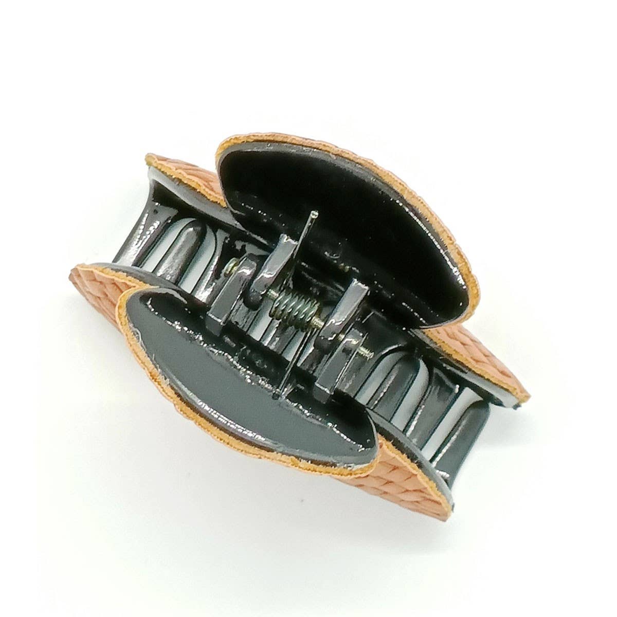 Mini Woven Faux Leather Tribal Hair Claw