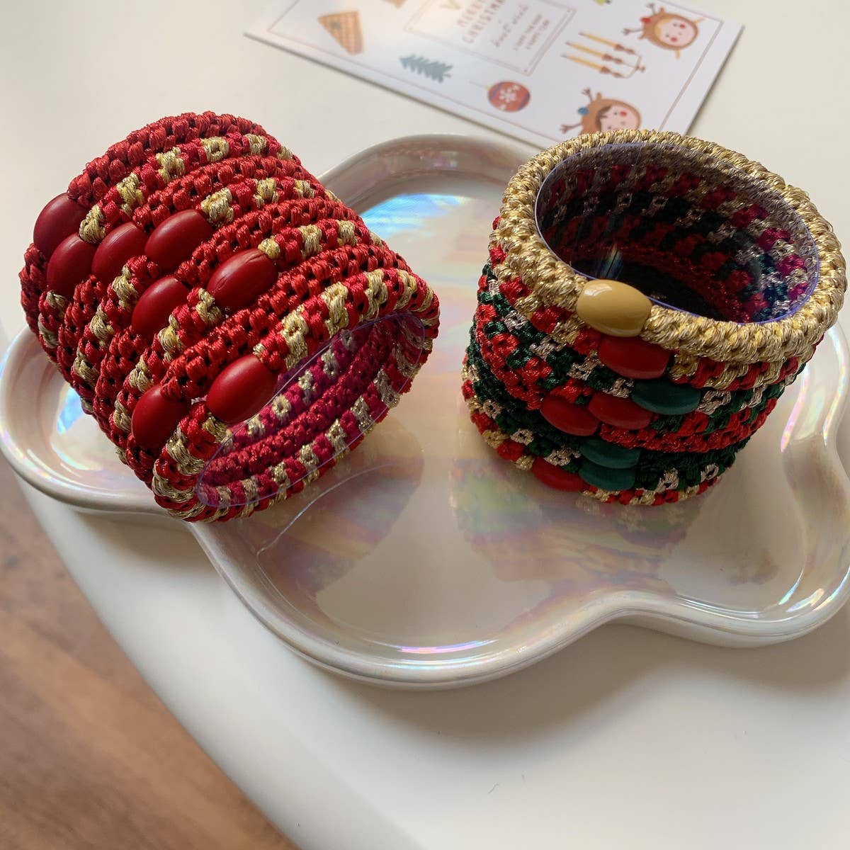 CWAHA07719_CHRISTMAS ELEGANT HIGH ELASTIC HAIR TIE BAND