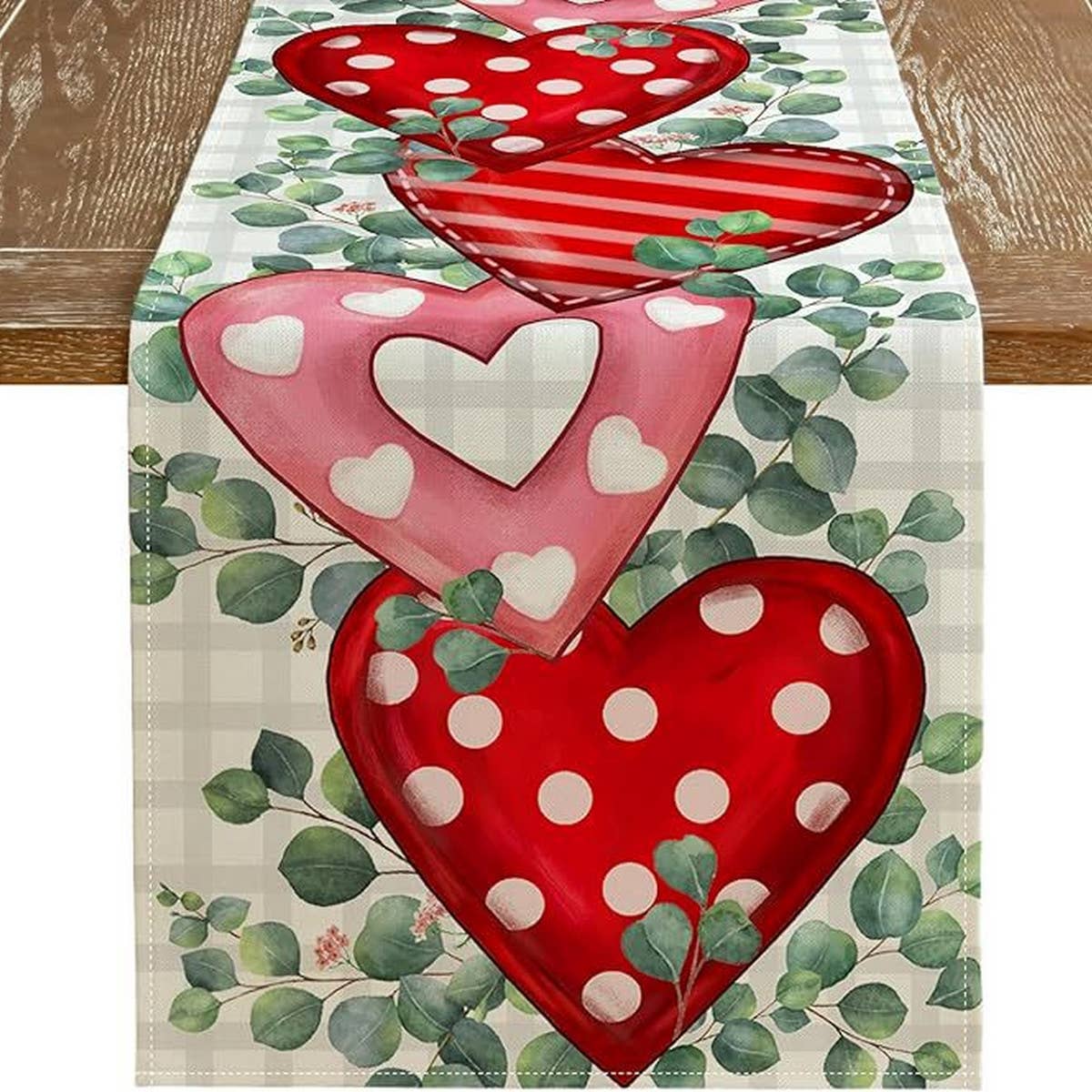 HOME DECOR VALENTINE'S DAY LOVE TABLE CLOTH