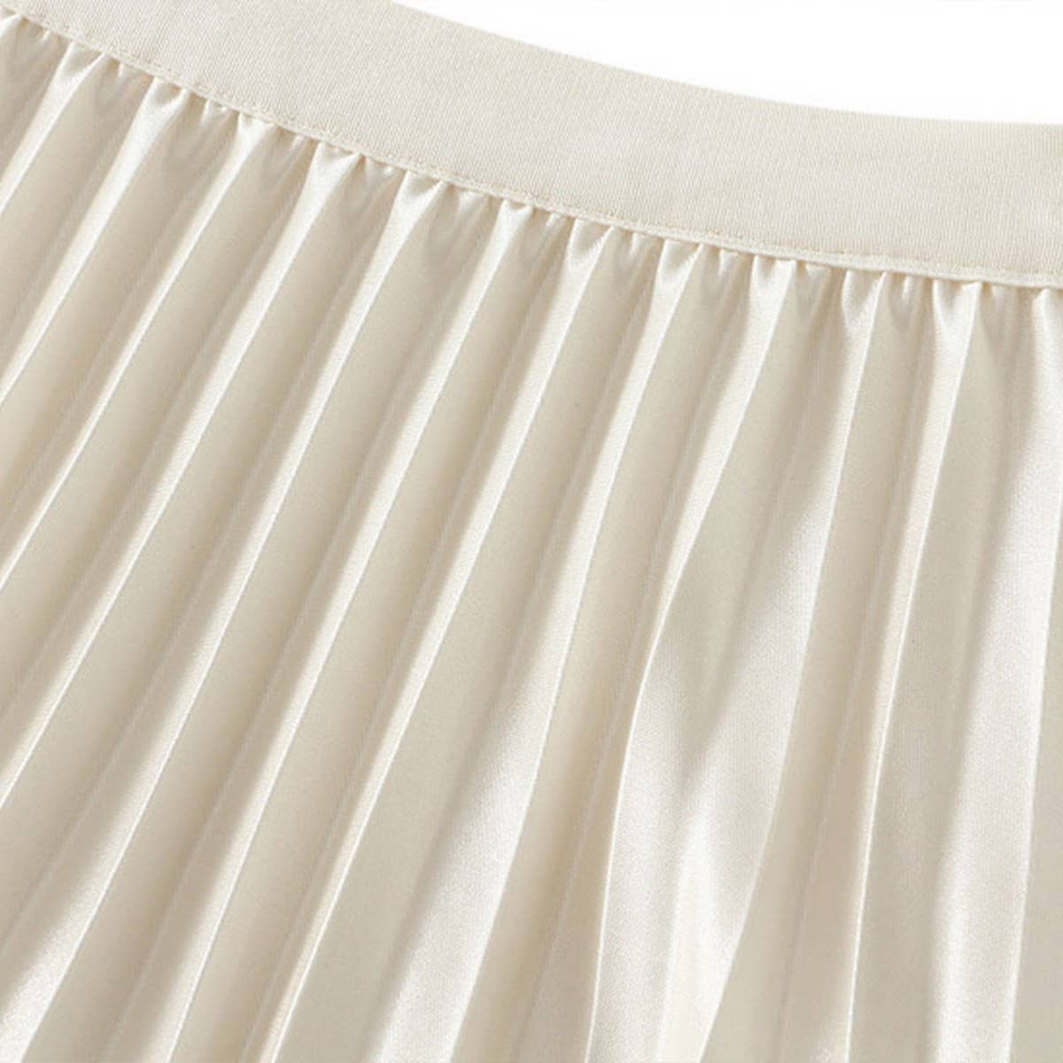 Reversible High-Waist A-Line Mesh Midi Skirt