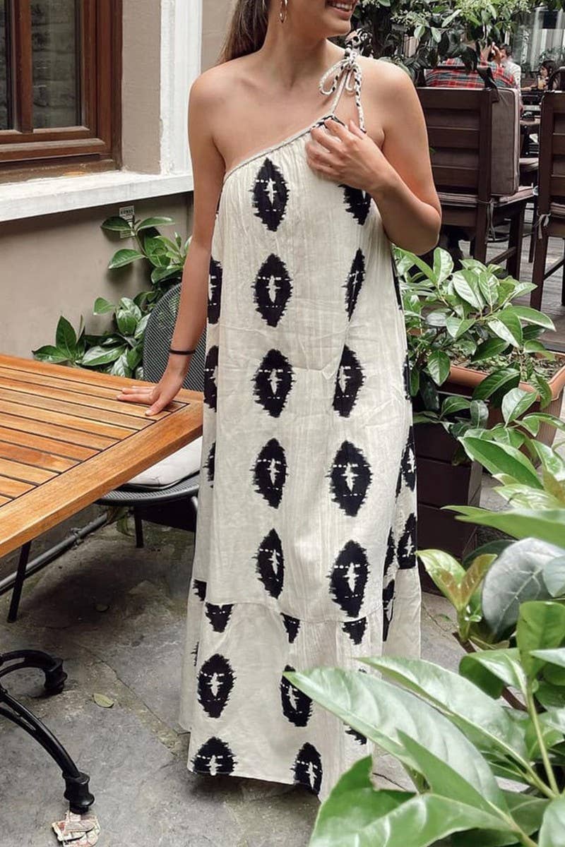 CWDMD5377_FLORAL ONE-SHOULDER CAMI BEACH MAXI DRESS