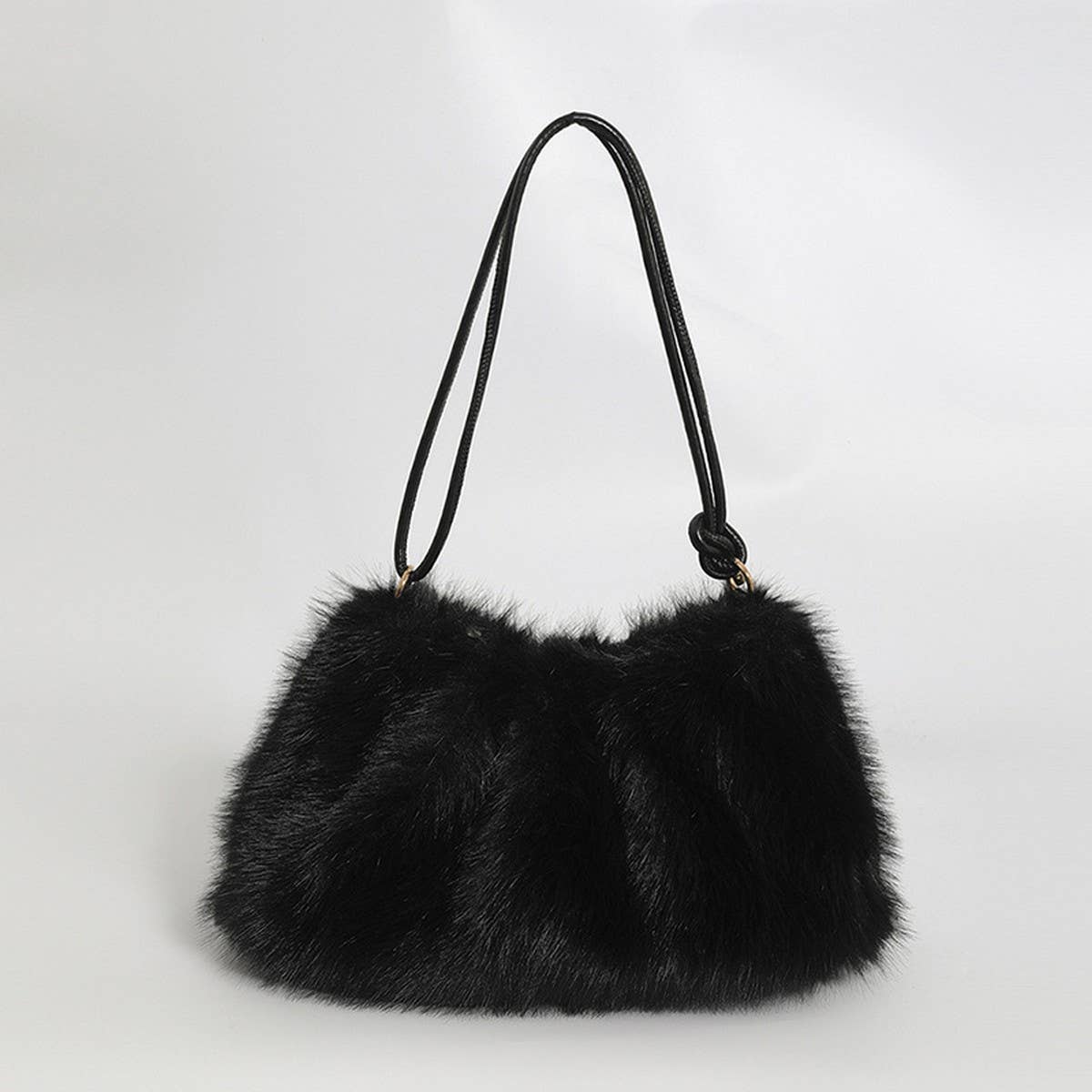 WINTER FASHIONABLE ALL-MATCH FUR PLUSH BAG_CWAB3918