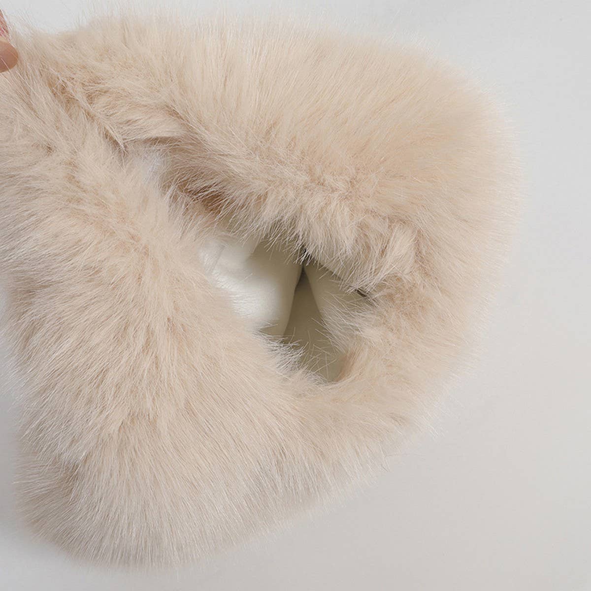 WINTER IMITATION FOX FUR ALLMATCH HANDBAG PLUSH BAG_CWAB3961