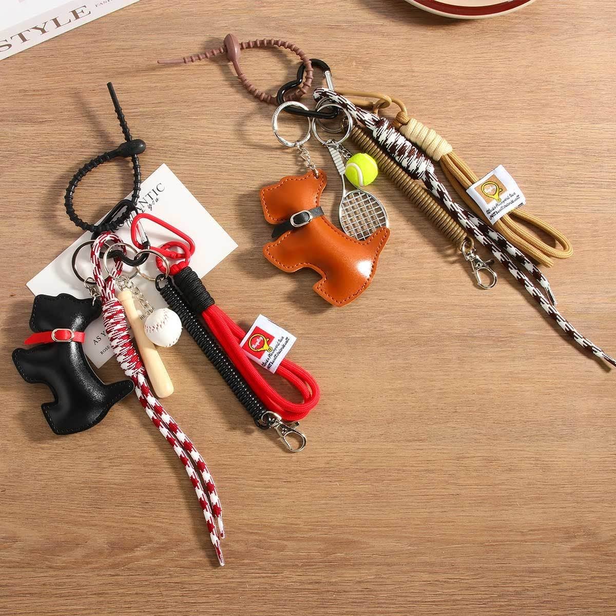 Cartoon Dog Bag Charm ??Baseball Chain Style_CWMM7568