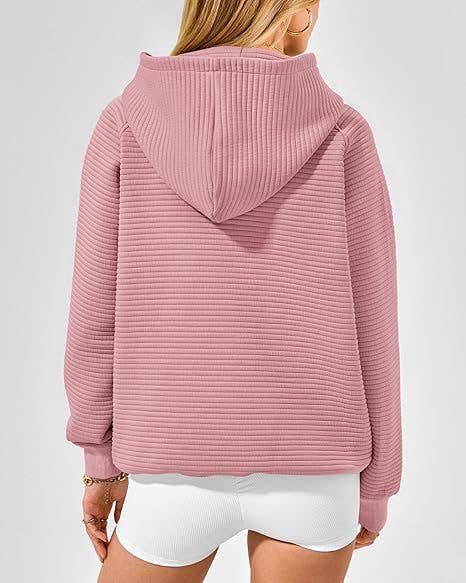 HOODED SPORTS LONG-SLEEVED CASUAL POCKET HOODIE