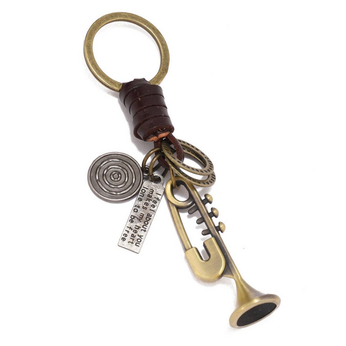 CREATIVE MUSICAL INSTRUMENT PENDANT KEYCHAIN