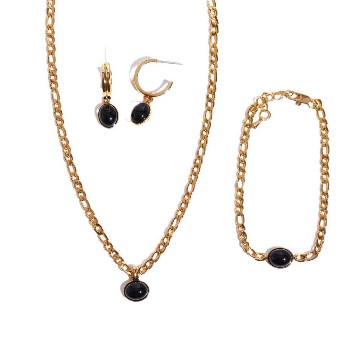 Natural Stone Eco-Friendly Colorfast Stud Earrings