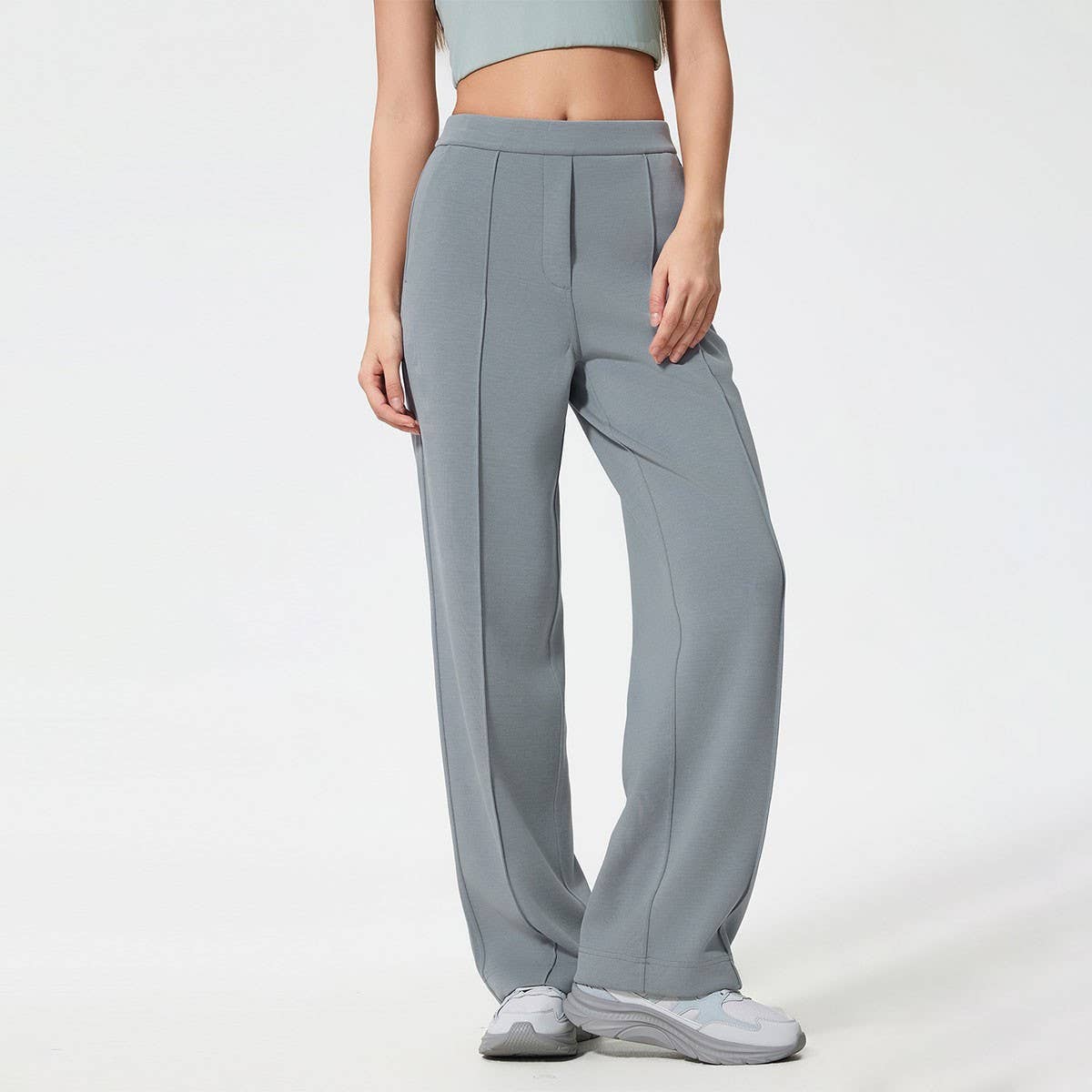 Women's Loose Fit Airy Wide-Leg Sport Pants