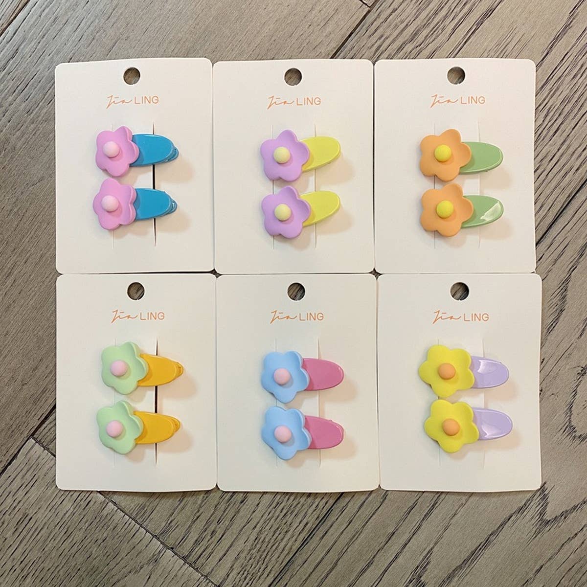 2024 NEW CHILDREN'S FLOWER OVAL HAIRPIN_CWAHA1819