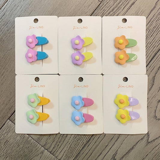 2024 NEW CHILDREN'S FLOWER OVAL HAIRPIN_CWAHA1819