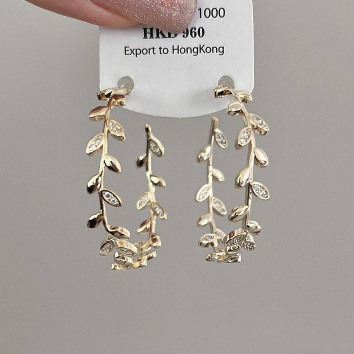 FOREST STYLE RETRO LEAF EARRINGS