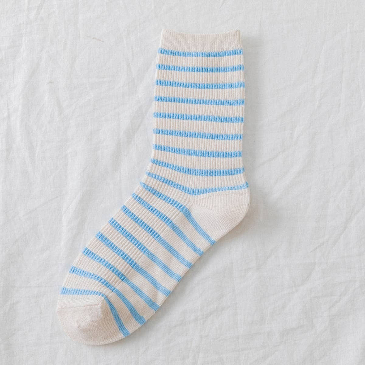 WOMEN NEW STRIPED CUTE BREATHABLE PILE SOCKS