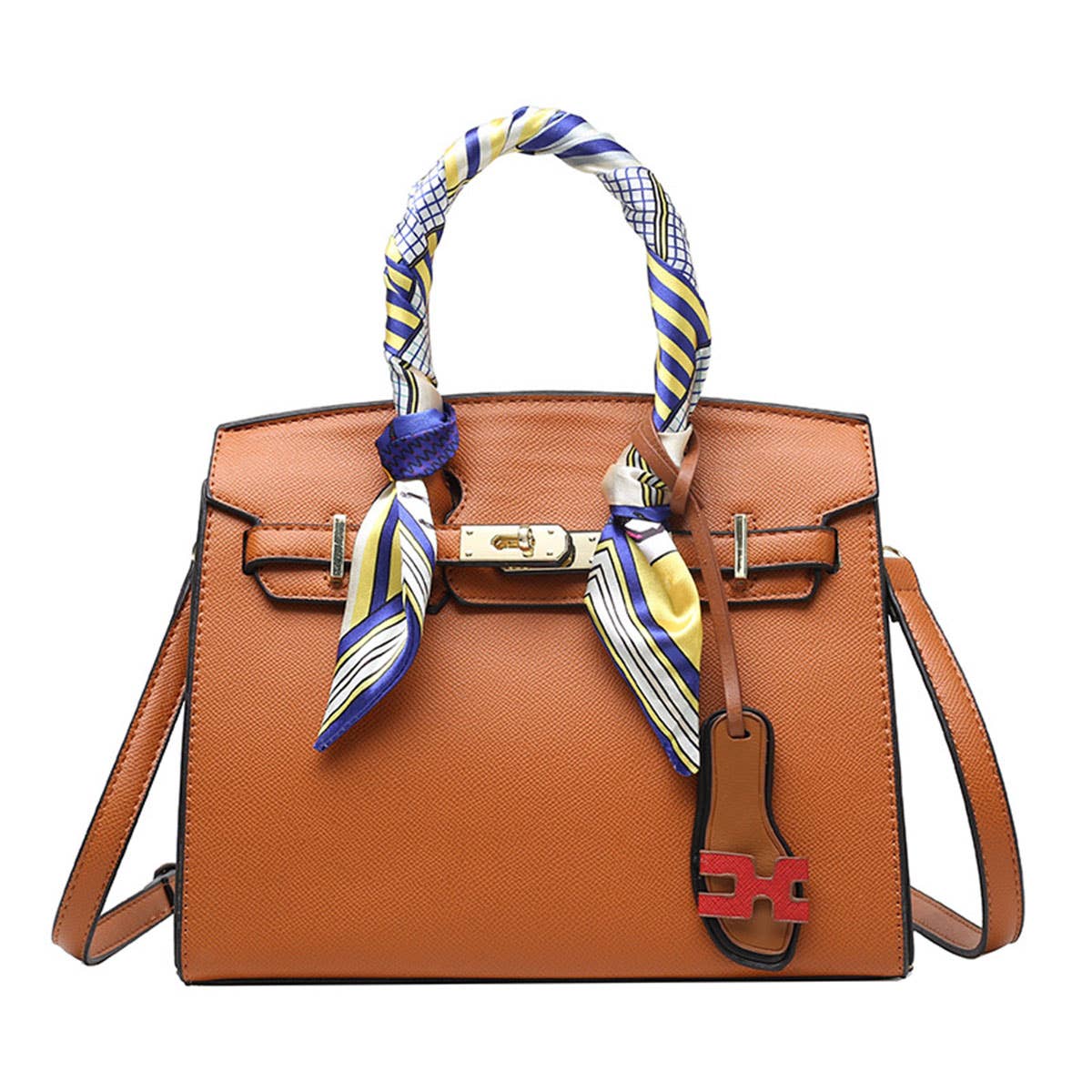 Retro large-capacity hand-held crossbody bag