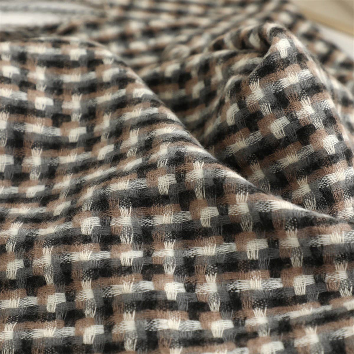 NEW RETRO BRITISH PLAID WARM SCARF